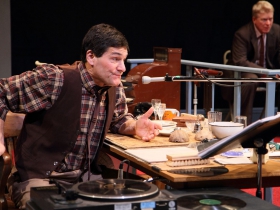 Artistic Director David Cecsarini as Foley artist