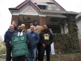 Mark Borkowski, Lafayette Crump, Jonathan Brostoff, Kelton Buford - rear - Michael Murphy, Robert Bauman, Mark Chambers, Jr. and Russell W. Stamper, II