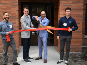 Joseph Stanton and Michael DeMichele Cut The Ribbon at The Fitz