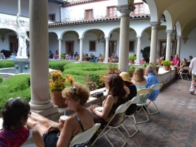 Guests enjoying the performance