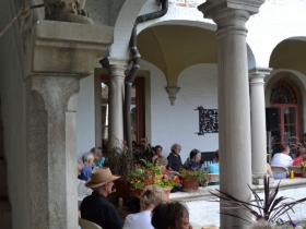 Guests enjoying the performance