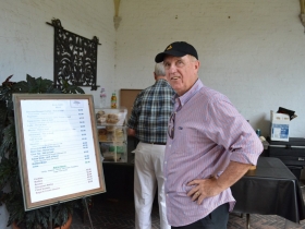 Guest looking at the menu
