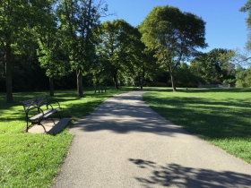 Bench in Lake Park
