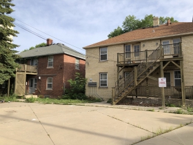 Rear of North Avenue Buildings