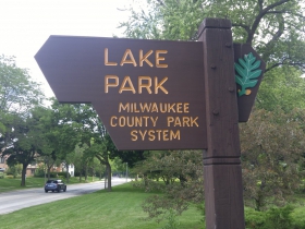Lake Park is on the east end of Newberry Boulevard