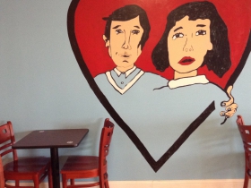 Mural inside Love Handle.
