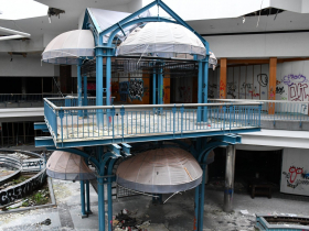 Inside Vacant Northridge Mall
