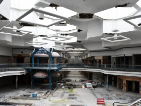 Center Court Area at Vacant Northridge Mall
