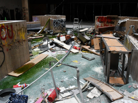 Fire Extinguishers Used to Put Out Blaze at Northridge Mall