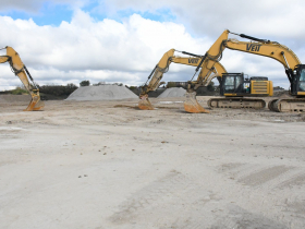 Veit Equipment at Northridge Mall Demolition Site