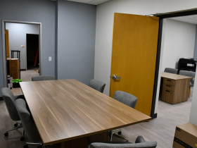 Conference Room at Edison School Apartments