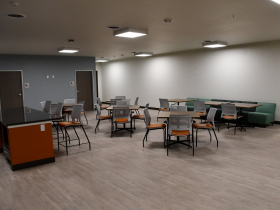 Community Room at Edison School Apartments