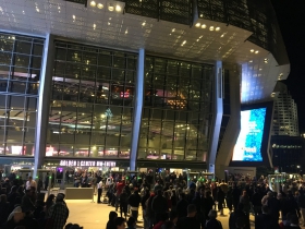 Golden 1 Center on game day.