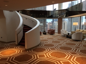 Two-Story Lobby at Conrad Chicago