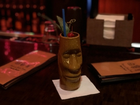 Tiki Drink at Psycho Suzi's