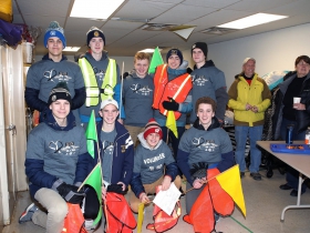 Race volunteers from Marquette HS