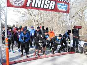 Nearly 500 people braved the temperatures to participate in the 23rd Annual Steve Cullen Healthy Heart Run/Walk held on Saturday, February 9th at Underwood Parkway in Wauwatosa