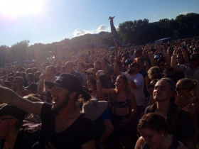 The crowd at the Doomtree show