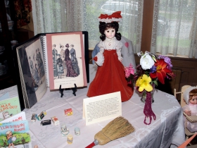 The Wauwatosa Historical Society  Kneeland-Walker House exhibit of children’s pastimes, books and toys