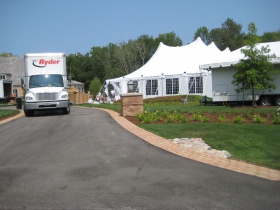 Party setup.