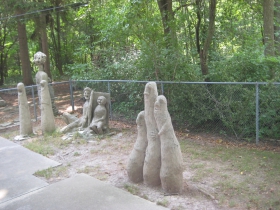 Sculptures.