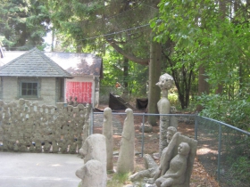 Sculptures.