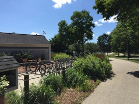 Hoyt Park Beer Garden. Photo taken July 8th, 2017 by Dave Reid.