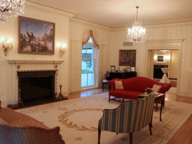 “Wishes in the Wind” by David Lenz is displayed in the Executive Residence.