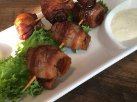 Smoked bacon balls