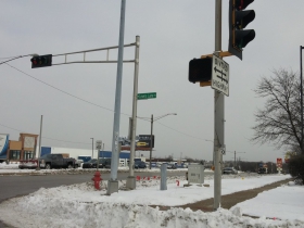 North Lovers Lane Road is part of Highway 100