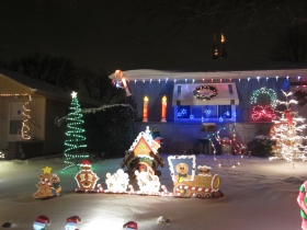 Candy Cane Lane House
