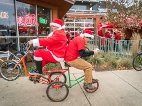 Thanks to DreamBikes for doing repairs and bringing their Pushme Pullyou Trike.