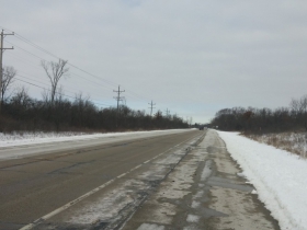 This section of W. St. Martins Road has lost its rural feel