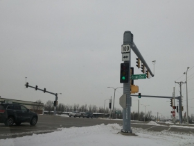 West Brown Deer Road is an east-west leg of Highway 100