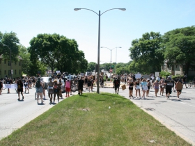 March down Locust Street