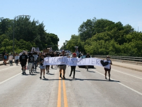 March down Locust Street