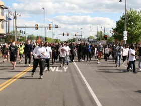 March North on N. 35th St.