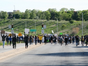 Protesters Headed To Freeway