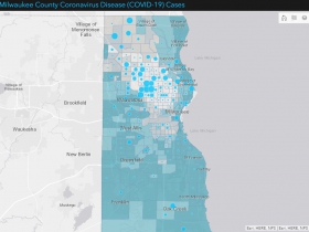 March 25th Date (295 Cases) - Census Tracts Shaded by White Population