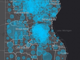 April 28 COVID-19 Milwaukee County Case Map