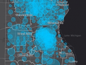 April 30 COVID-19 Milwaukee County Case Map