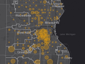 May 6 COVID-19 Milwaukee County - New Cases in Last 7 Days
