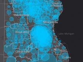 May 6 COVID-19 Milwaukee County Case Map