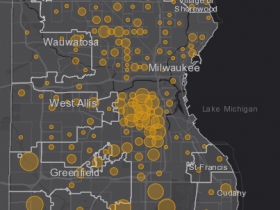 May 7 COVID-19 Milwaukee County - New Cases in Last 7 Days