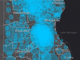 May 7 COVID-19 Milwaukee County Case Map
