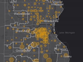 May 8 COVID-19 Milwaukee County - New Cases in Last 7 Days