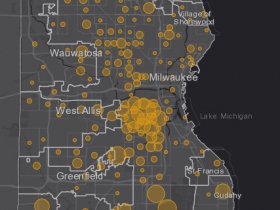 May 9 COVID-19 Milwaukee County - New Cases in Last 7 Days