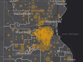 May 14 COVID-19 Milwaukee County - New Cases in Last 7 Days