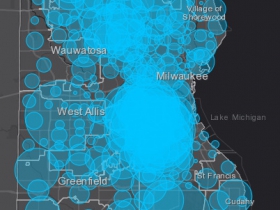 May 14 COVID-19 Milwaukee County Case Map