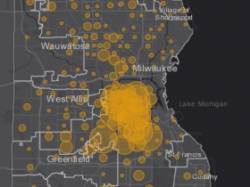 May 19 COVID-19 Milwaukee County - New Cases in Last 7 Days